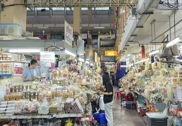 Photo album about market
